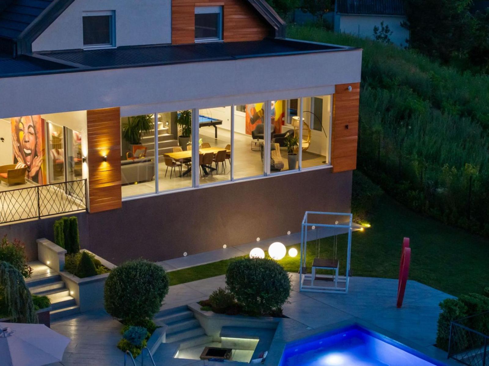 Riverside Pool Villa-Sremski Karlovci Ngoại thất bức ảnh